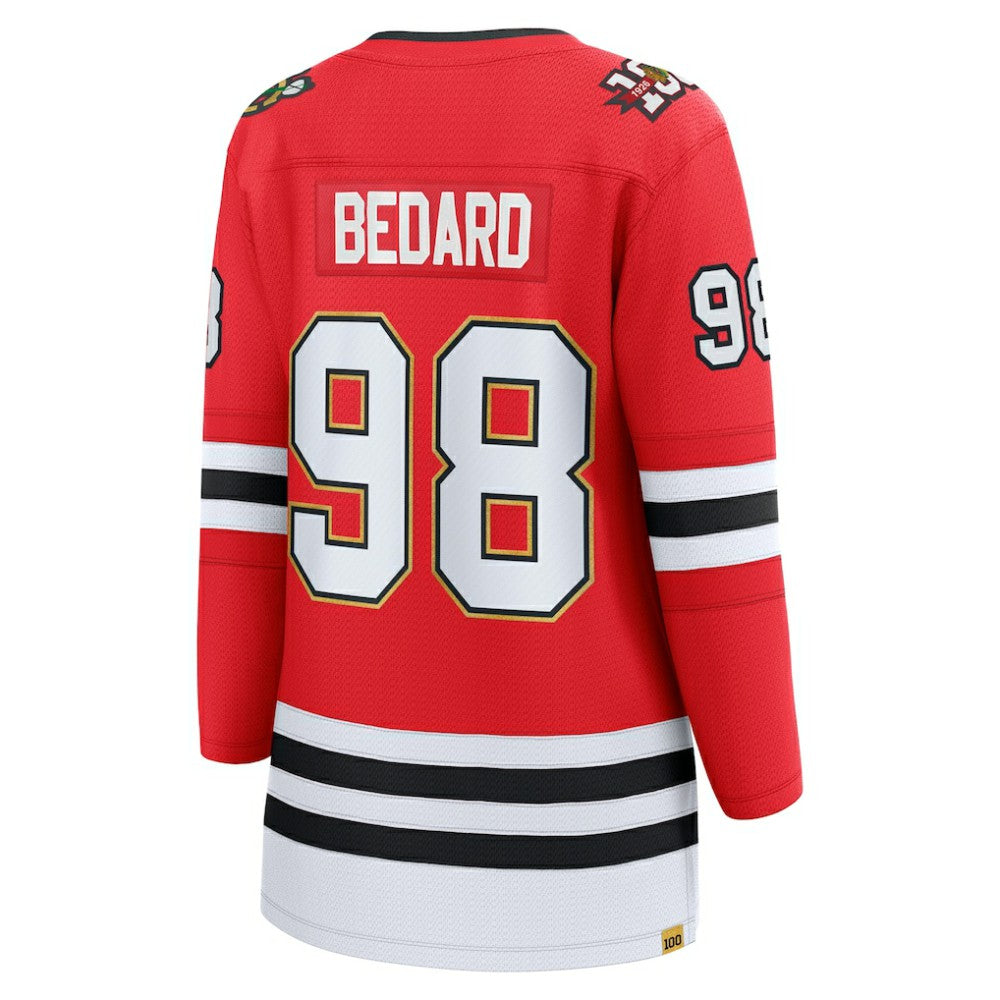 Connor Bedard Chicago Blackhawks Fanatics Women's Centennial Breakaway Player Jersey - Red | Fanatics near me