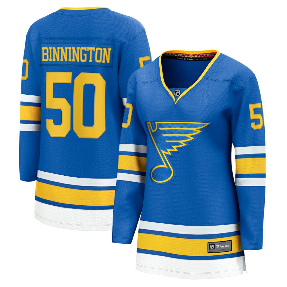 Jordan Binnington St. Louis Blues Fanatics Women's Home Breakaway Player Jersey - Blue | Fanatics near me