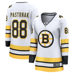 David Pastrnak Boston Bruins Fanatics Women's Away Breakaway Player Jersey - White | Fanatics Lifestyle