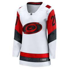 Sebastian Aho Carolina Hurricanes Fanatics Women's Away Breakaway Jersey - White | Fanatics on sale