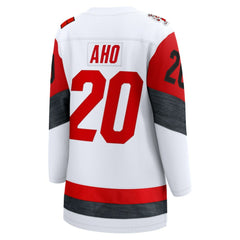 Sebastian Aho Carolina Hurricanes Fanatics Women's Away Breakaway Jersey - White | Fanatics on sale