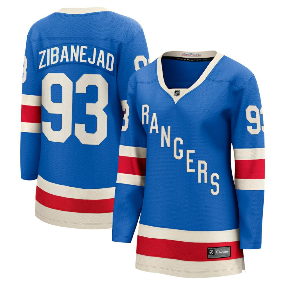 Mika Zibanejad New York Rangers Fanatics Women's Centennial Breakaway Jersey - Blue | Fanatics online