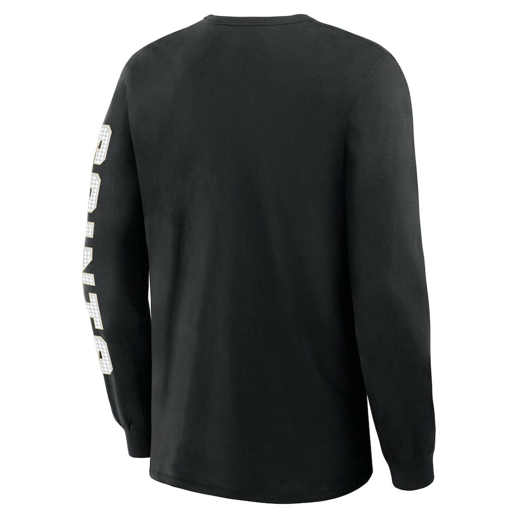 New Orleans Saints Hometown Sweep Legacy Long Sleeve T-Shirt - Black - Fanatics