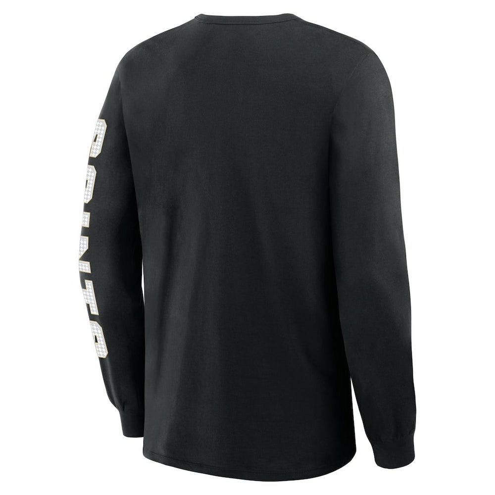 New Orleans Saints Hometown Sweep Legacy Long Sleeve T-Shirt - Black - Fanatics