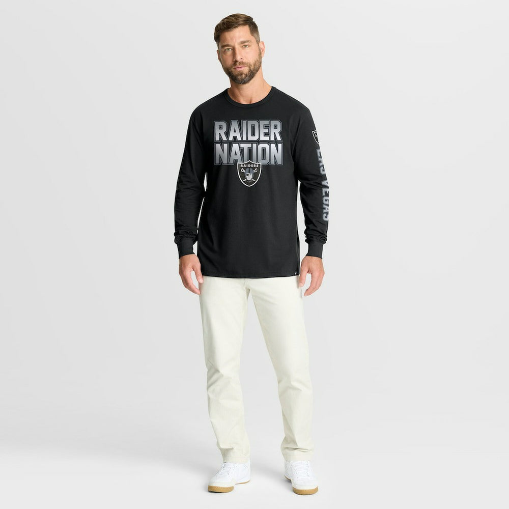 Las Vegas Raiders Hometown Sweep Legacy Long Sleeve T-Shirt - Black - Fanatics