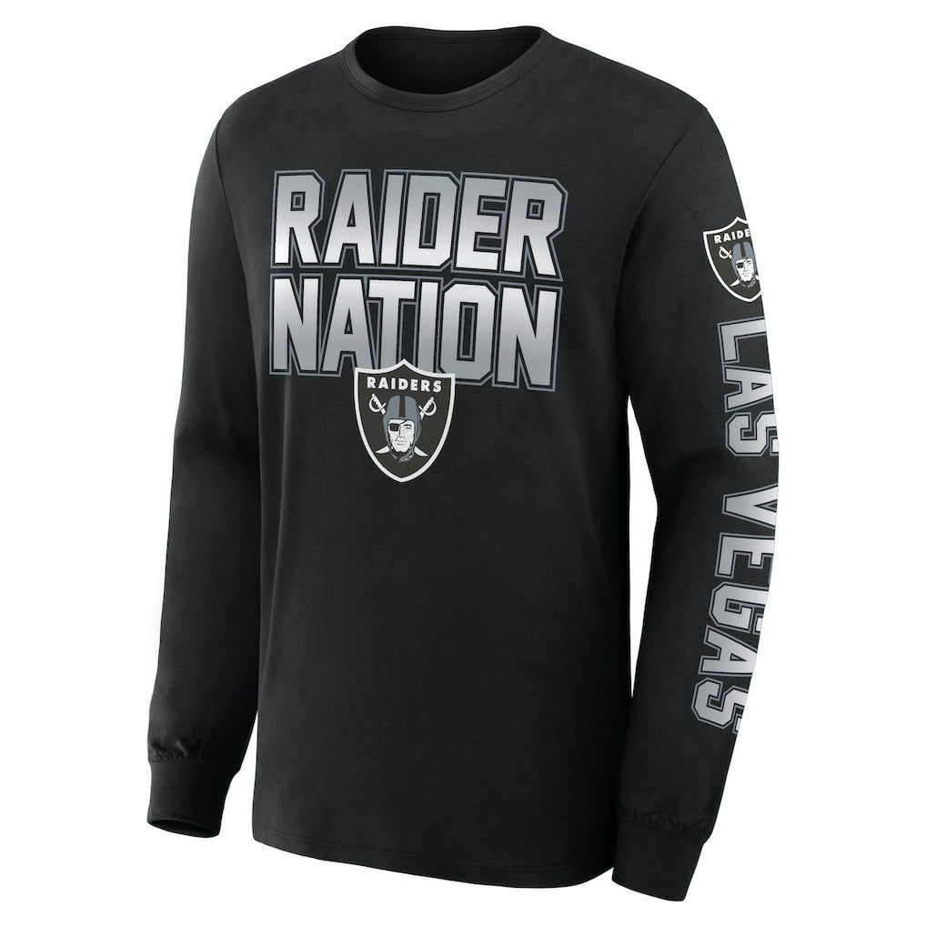 Las Vegas Raiders Hometown Sweep Legacy Long Sleeve T-Shirt - Black - Fanatics