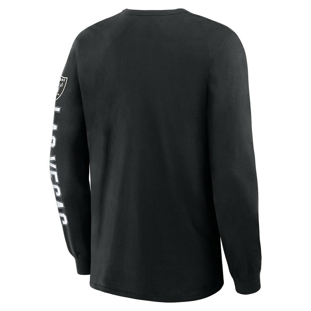 Las Vegas Raiders Hometown Sweep Legacy Long Sleeve T-Shirt - Black - Fanatics