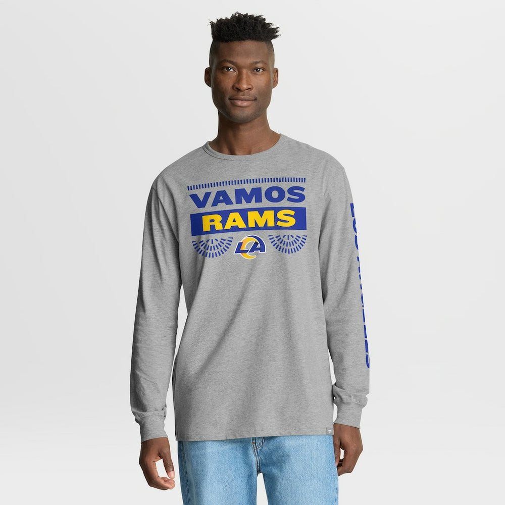 Los Angeles Rams Hometown Sweep Legacy Long Sleeve T-Shirt - Heather Gray - Fanatics