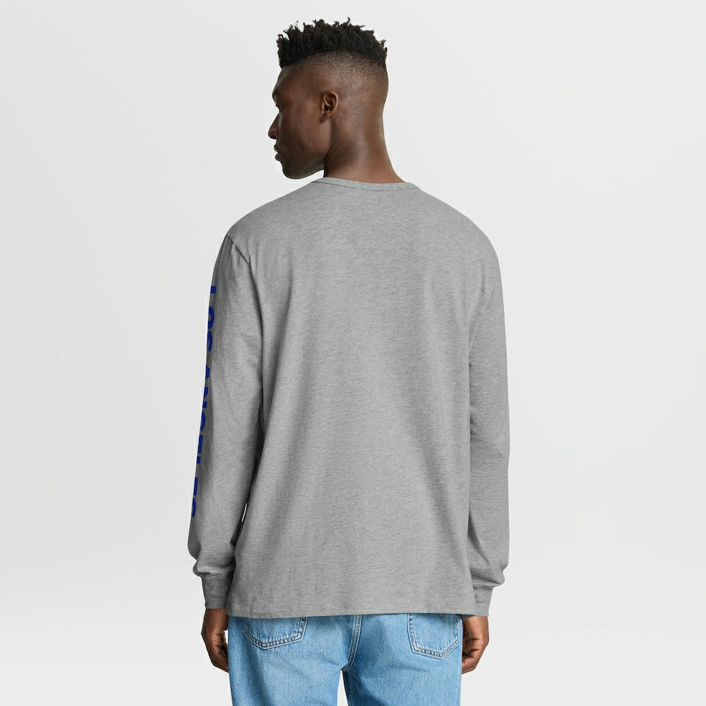 Los Angeles Rams Hometown Sweep Legacy Long Sleeve T-Shirt - Heather Gray - Fanatics