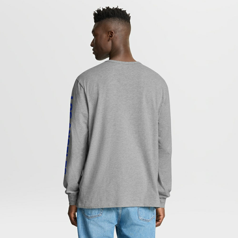 Los Angeles Rams Hometown Sweep Legacy Long Sleeve T-Shirt - Heather Gray - Fanatics