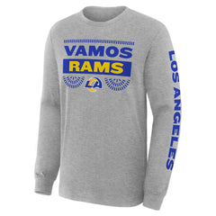 Los Angeles Rams Hometown Sweep Legacy Long Sleeve T-Shirt - Heather Gray - Fanatics