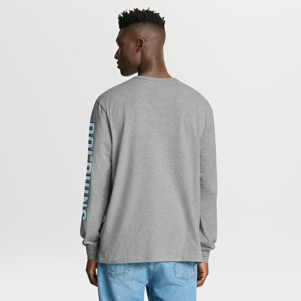 Miami Dolphins Hometown Sweep Legacy Long Sleeve T-Shirt - Heather Gray - Fanatics