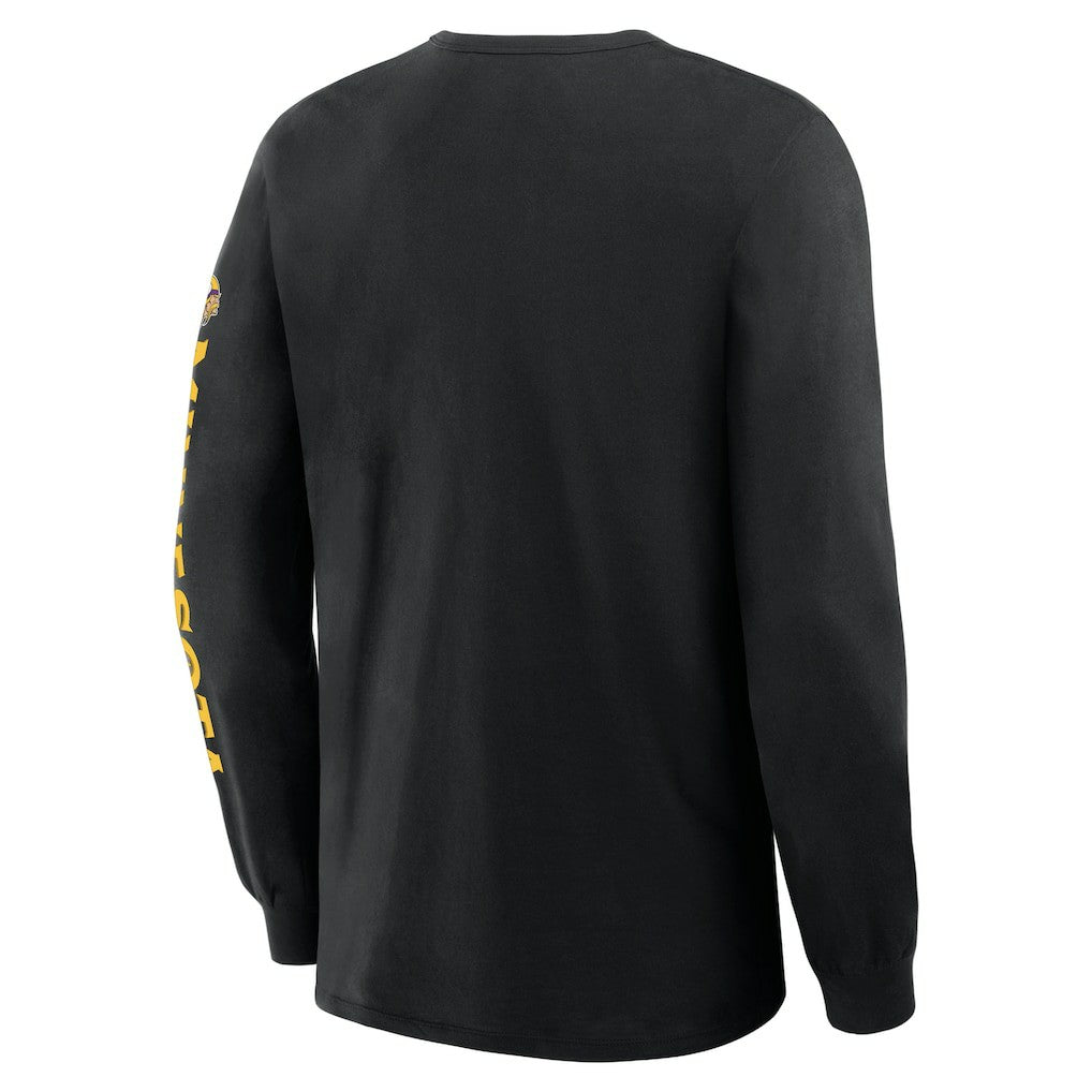 Minnesota Vikings Hometown Sweep Legacy Long Sleeve T-Shirt - Black - Fanatics