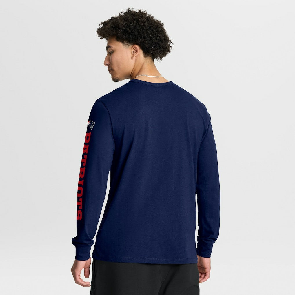 New England Patriots Hometown Sweep Legacy Long Sleeve T-Shirt - Navy - Fanatics