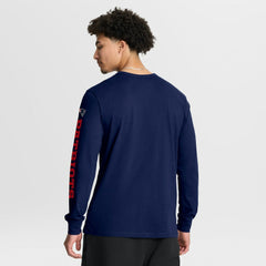 New England Patriots Hometown Sweep Legacy Long Sleeve T-Shirt - Navy - Fanatics