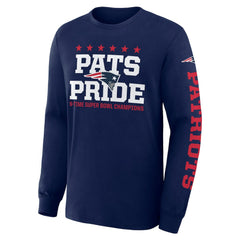 New England Patriots Hometown Sweep Legacy Long Sleeve T-Shirt - Navy - Fanatics