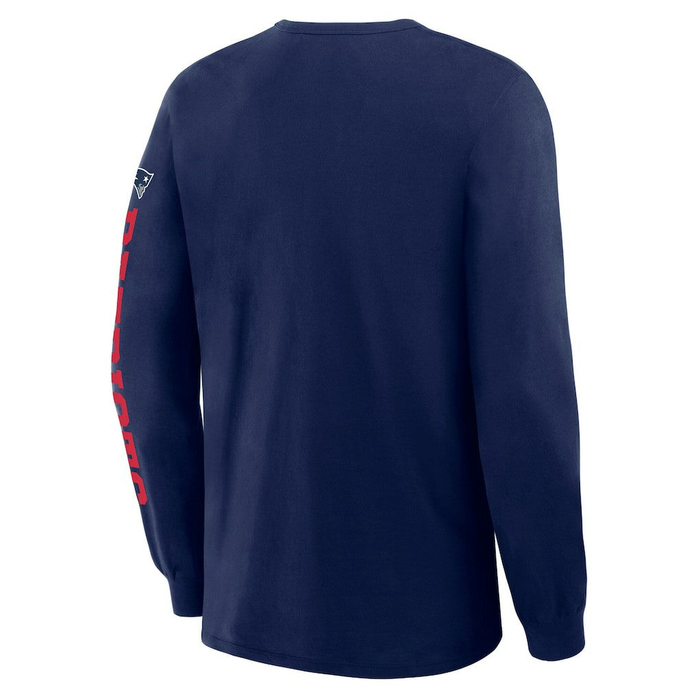 New England Patriots Hometown Sweep Legacy Long Sleeve T-Shirt - Navy - Fanatics