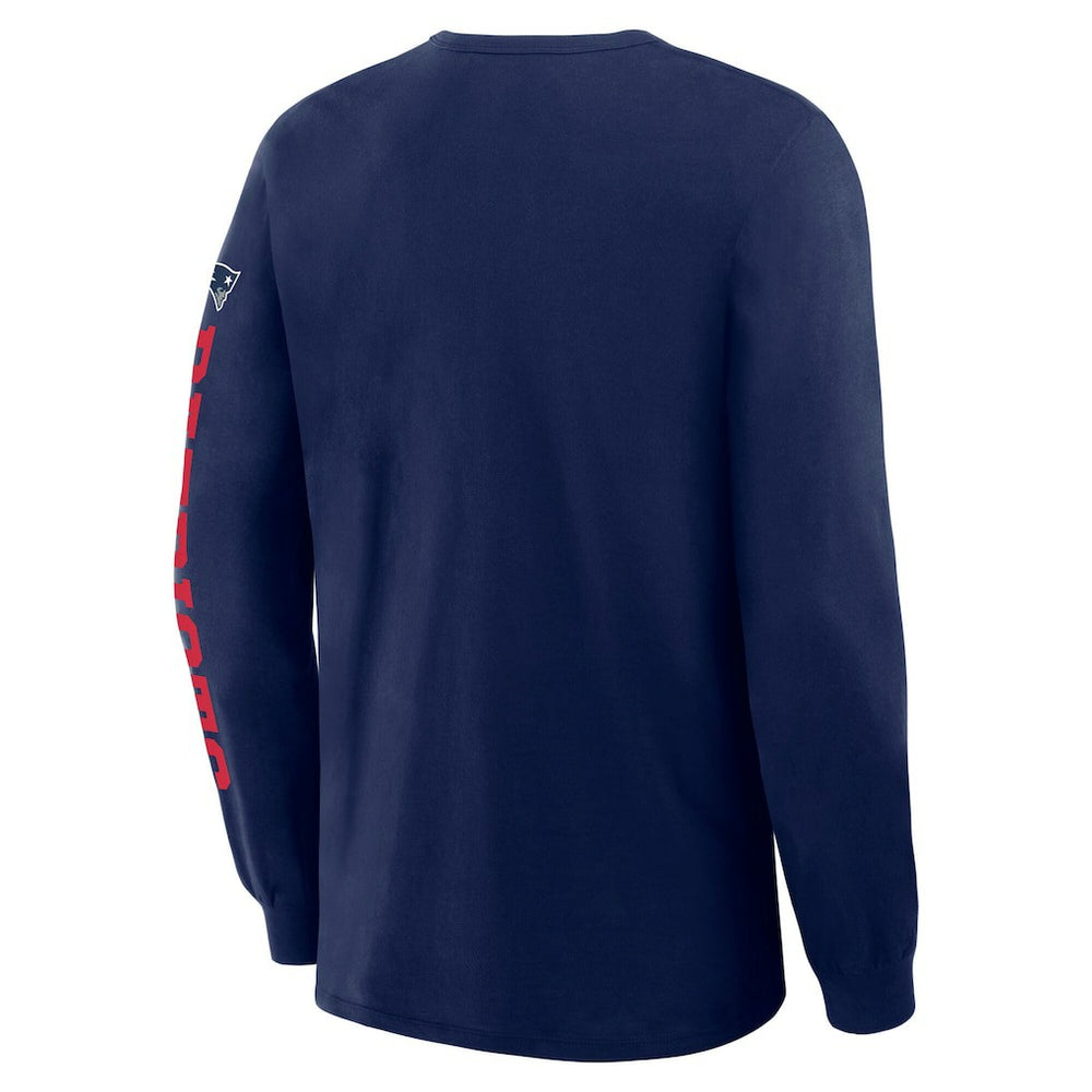 New England Patriots Hometown Sweep Legacy Long Sleeve T-Shirt - Navy - Fanatics