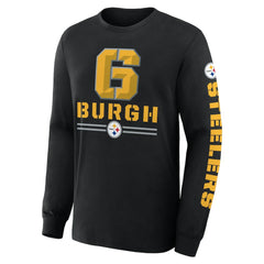 Pittsburgh Steelers Hometown Sweep Legacy Long Sleeve T-Shirt - Black - Fanatics