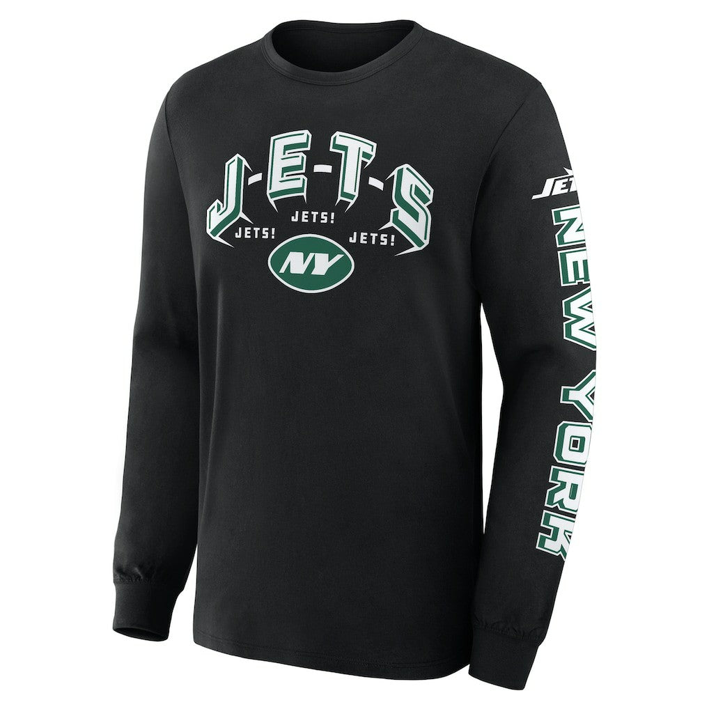 New York Jets Hometown Sweep Legacy Long Sleeve T-Shirt - Black - Fanatics