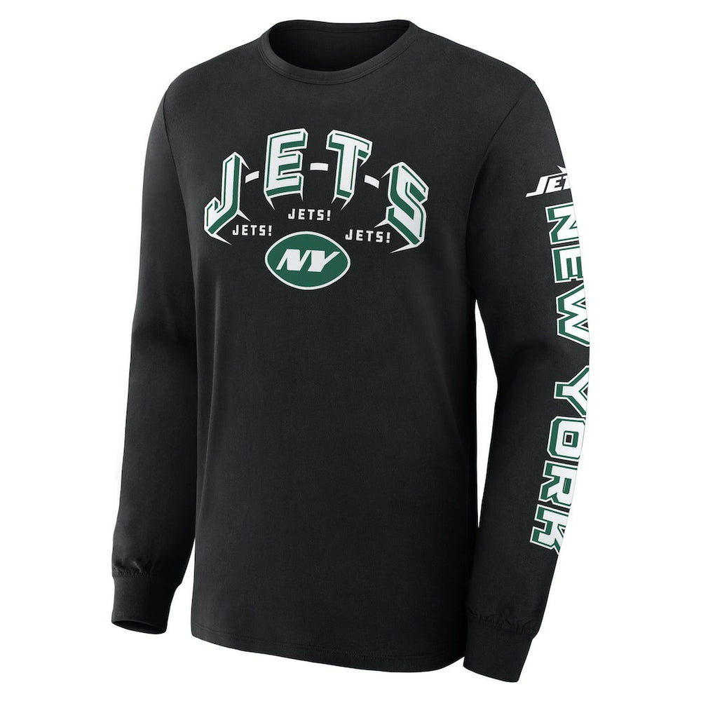 New York Jets Hometown Sweep Legacy Long Sleeve T-Shirt - Black - Fanatics