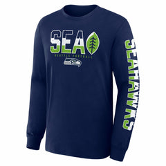 Seattle Seahawks Hometown Sweep Legacy Long Sleeve T-Shirt - College Navy - Fanatics