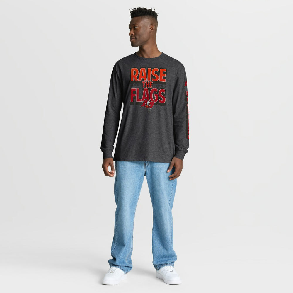 Tampa Bay Buccaneers Hometown Sweep Legacy Long Sleeve T-Shirt - Heather Charcoal - Fanatics