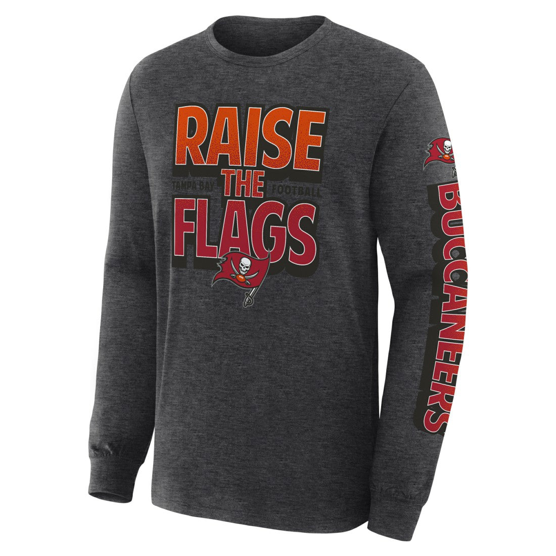 Tampa Bay Buccaneers Hometown Sweep Legacy Long Sleeve T-Shirt - Heather Charcoal - Fanatics