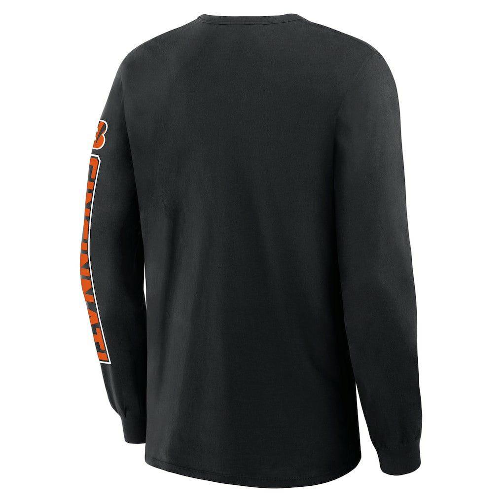Cincinnati Bengals Hometown Sweep Legacy Long Sleeve T-Shirt - Black - Fanatics