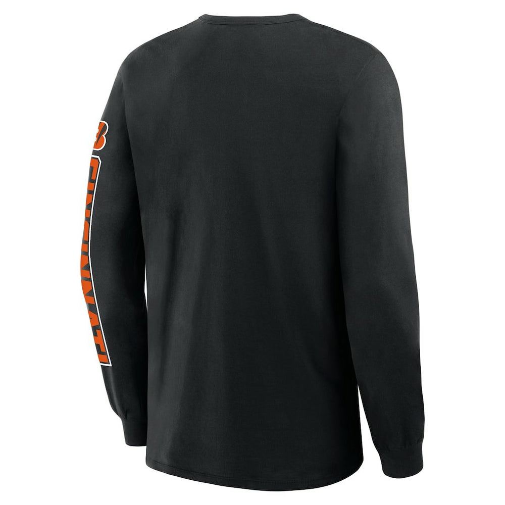Cincinnati Bengals Hometown Sweep Legacy Long Sleeve T-Shirt - Black - Fanatics