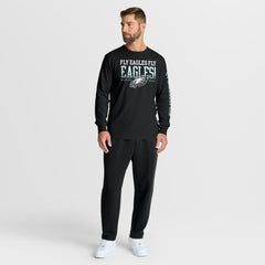 Philadelphia Eagles Hometown Sweep Legacy Long Sleeve T-Shirt - Black - Fanatics