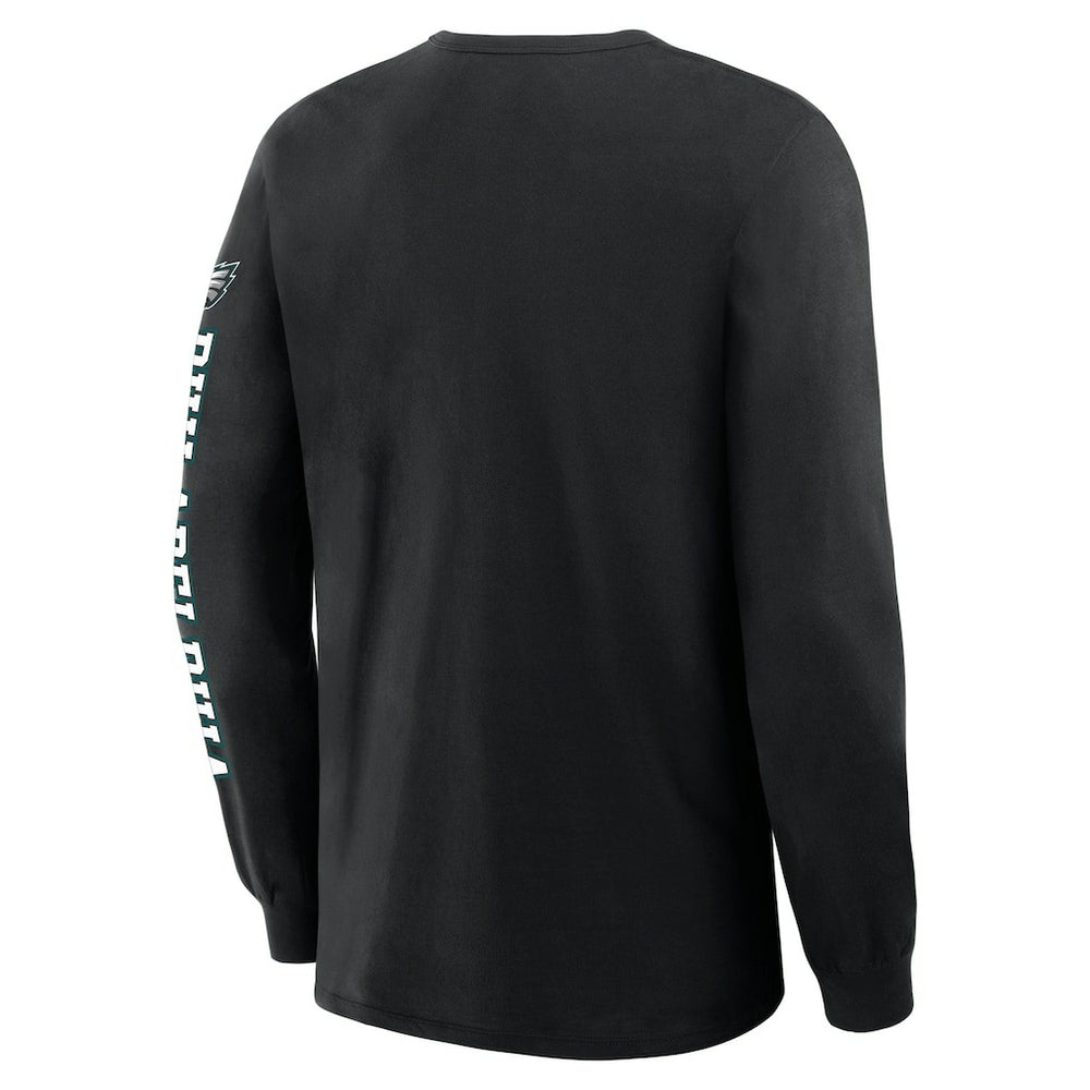 Philadelphia Eagles Hometown Sweep Legacy Long Sleeve T-Shirt - Black - Fanatics