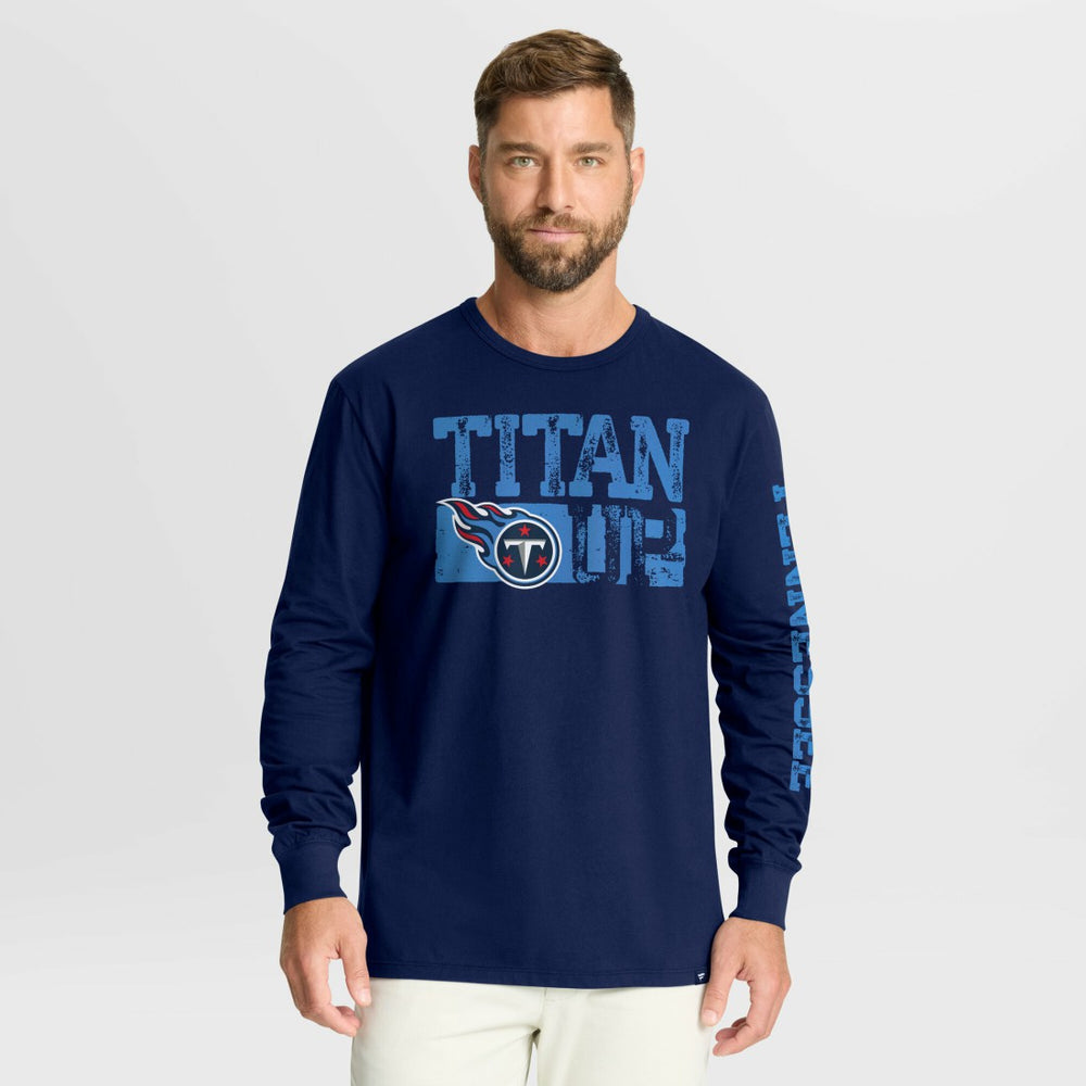Tennessee Titans Hometown Sweep Legacy Long Sleeve T-Shirt - Navy - Fanatics