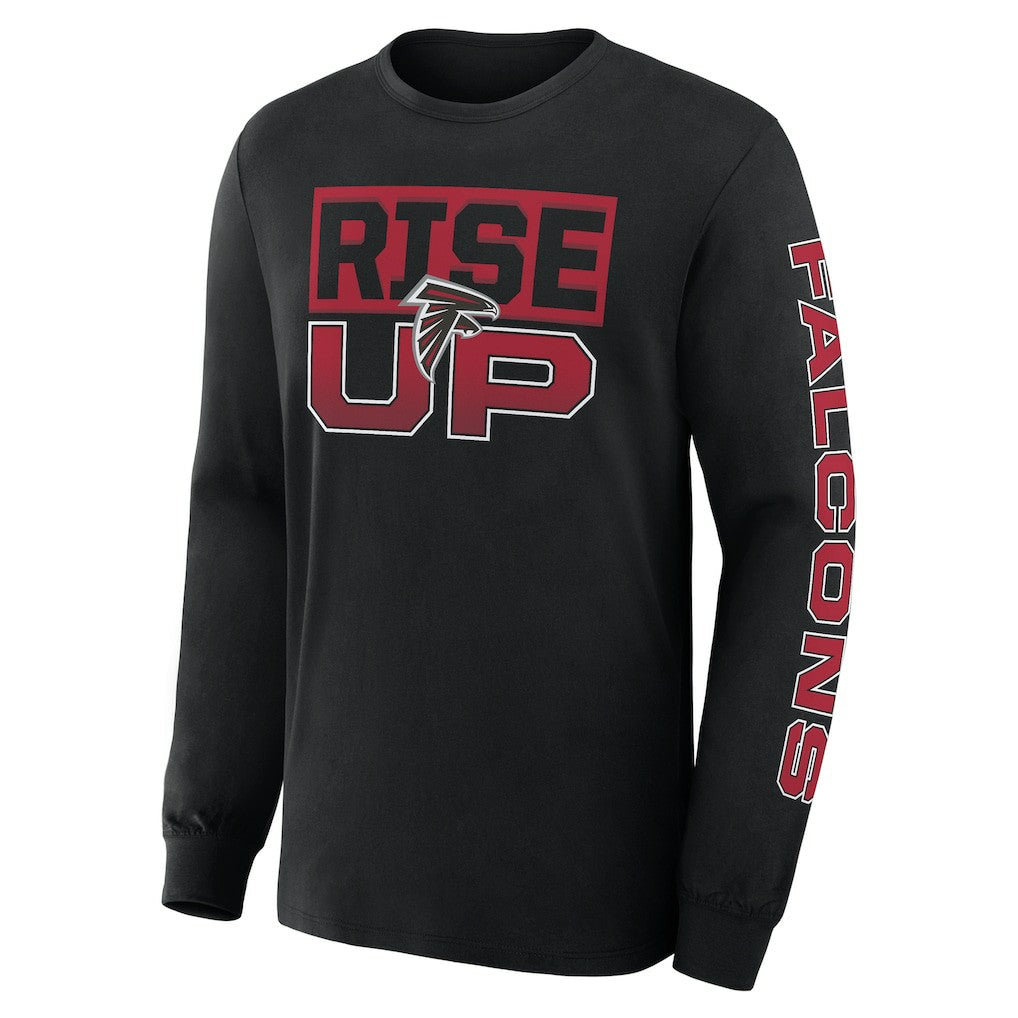 Atlanta Falcons Hometown Sweep Legacy Long Sleeve T-Shirt - Black - Fanatics