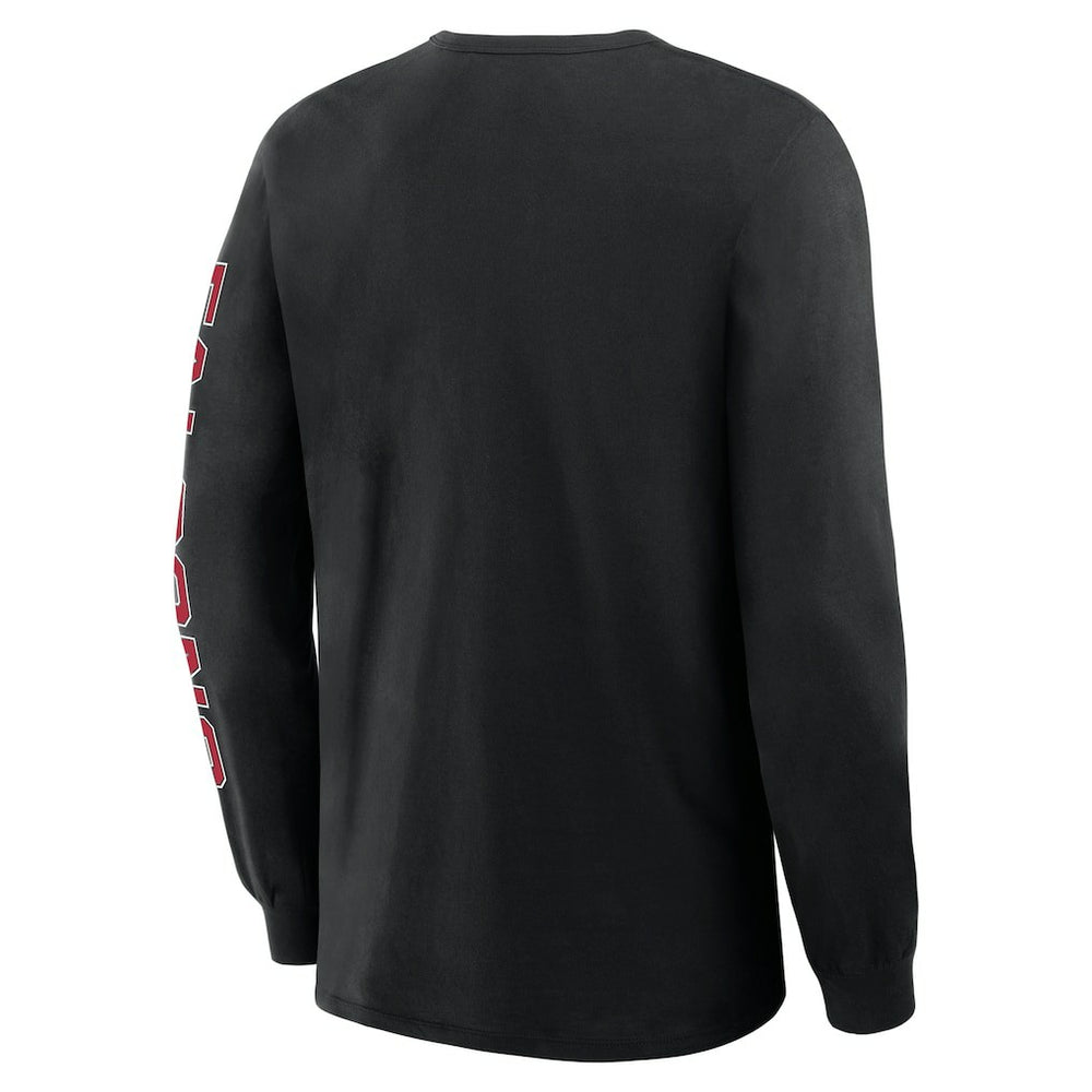 Atlanta Falcons Hometown Sweep Legacy Long Sleeve T-Shirt - Black - Fanatics