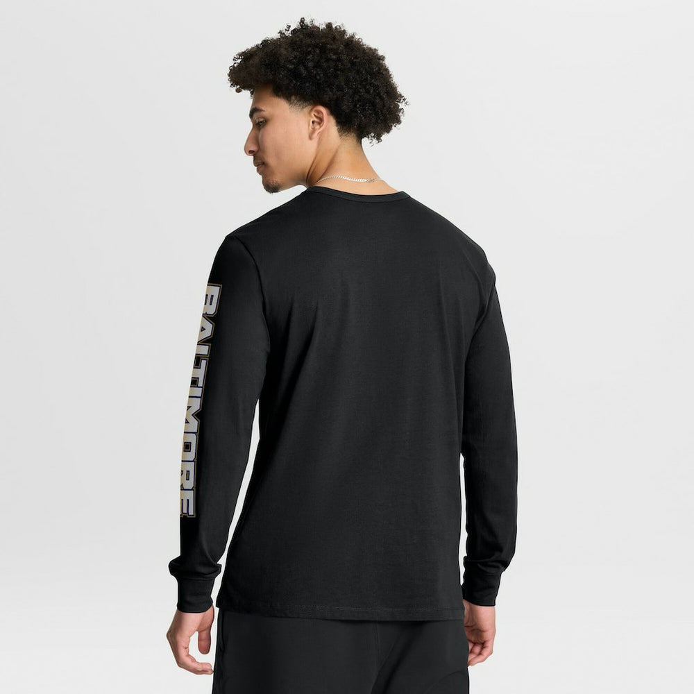 Baltimore Ravens Hometown Sweep Legacy Long Sleeve T-Shirt - Black - Fanatics