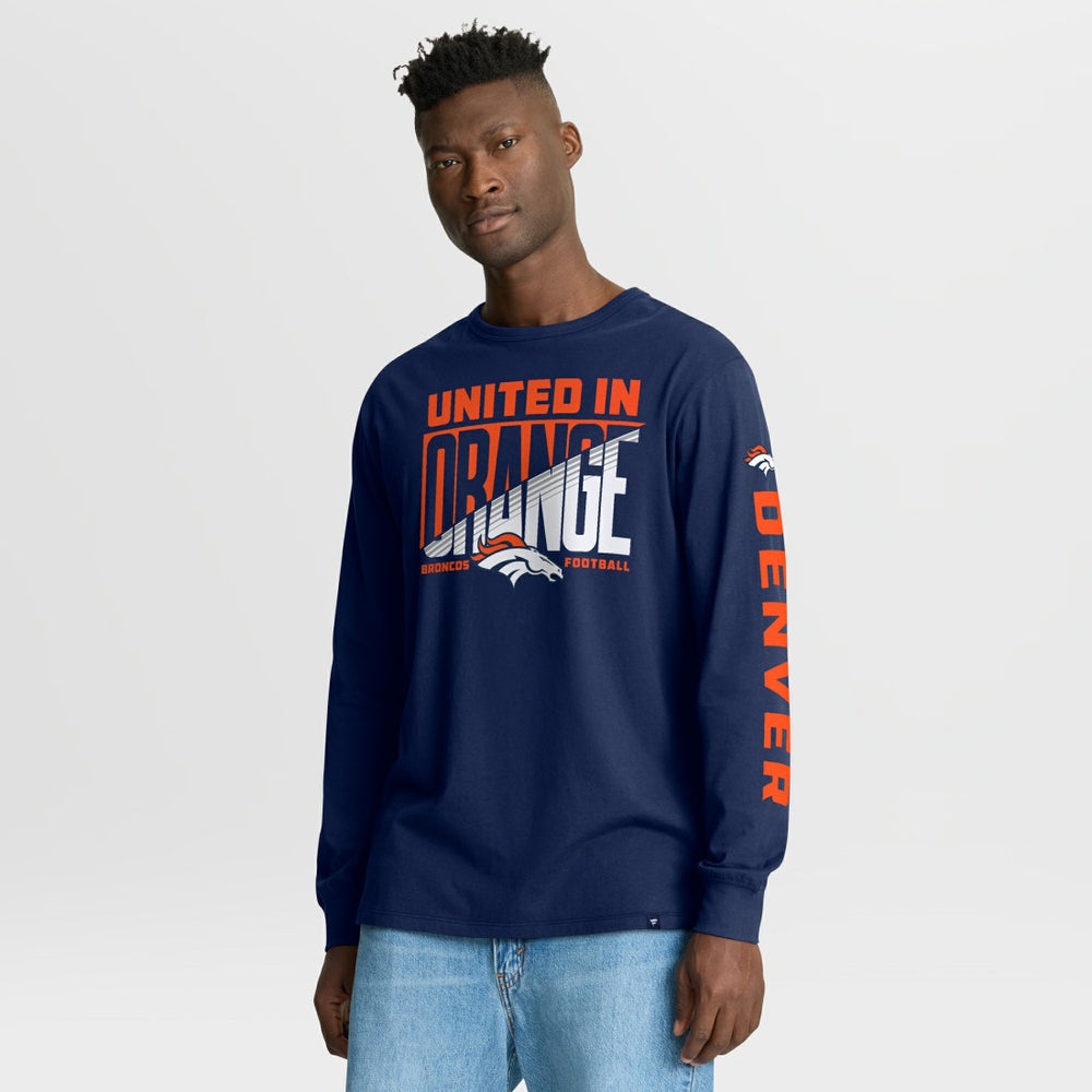 Denver Broncos Hometown Sweep Legacy Long Sleeve T-Shirt - Navy - Fanatics