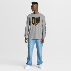 Cleveland Browns Hometown Sweep Legacy Long Sleeve T-Shirt - Heather Gray - Fanatics