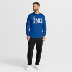Indianapolis Colts Hometown Sweep Legacy Long Sleeve T-Shirt - Royal - Fanatics
