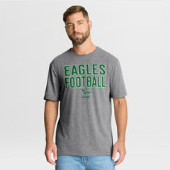 Philadelphia Eagles First Down Tribute Tri-Blend T-Shirt - Heather Gray - Fanatics
