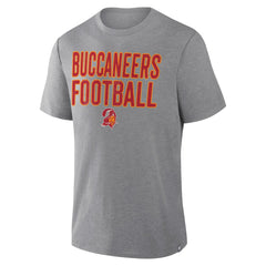 Tampa Bay Buccaneers First Down Tribute Tri-Blend T-Shirt - Heather Gray - Fanatics