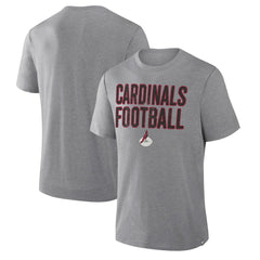 Arizona Cardinals First Down Tribute Tri-Blend T-Shirt - Heather Gray - Fanatics