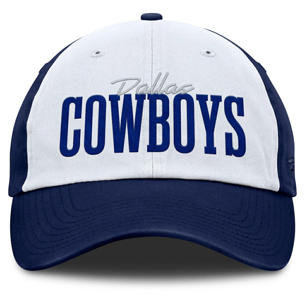 Dallas Cowboys Women's Fanzone Adjustable Hat - White/Navy - Fanatics