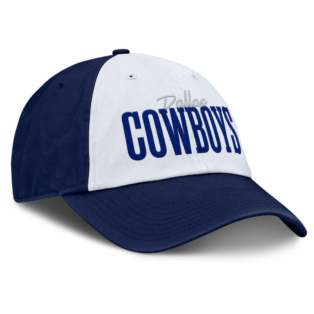 Dallas Cowboys Women's Fanzone Adjustable Hat - White/Navy - Fanatics