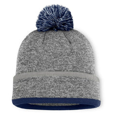 Dallas Cowboys Motion Cuffed Knit Hat with Pom - Heather Gray - Fanatics