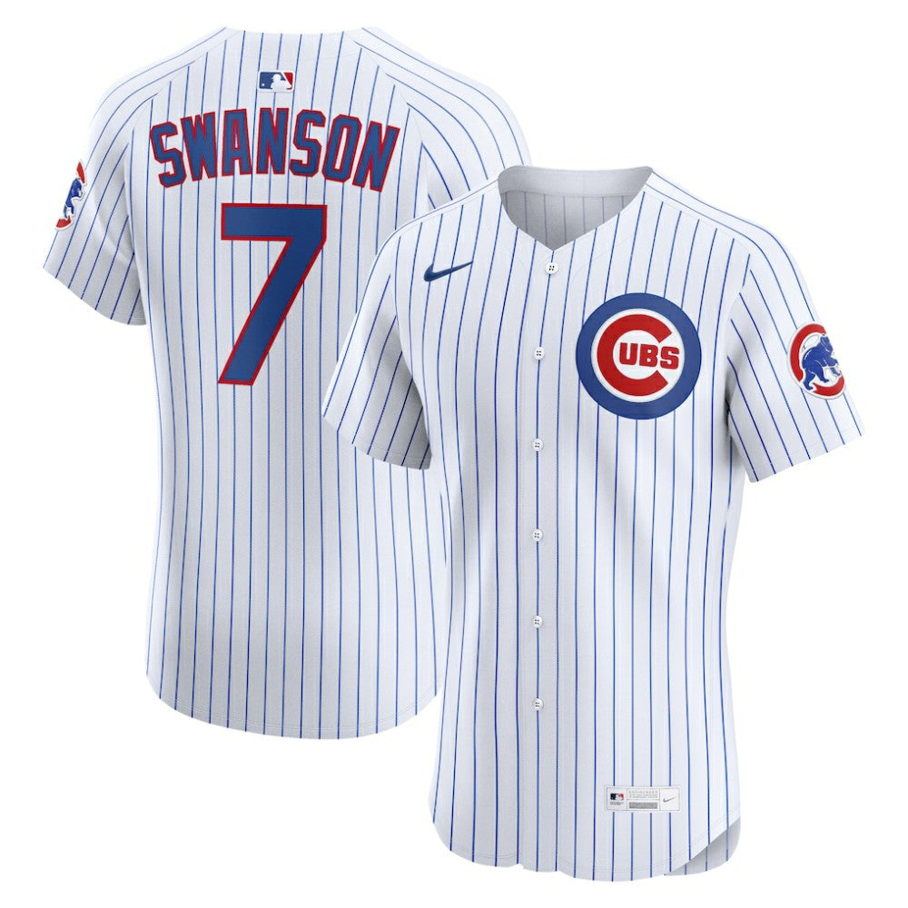 Dansby Swanson Chicago Cubs Nike Home Elite Jersey Sale