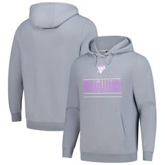 Pittsburgh Penguins Levelwear Hockey Fights Cancer Pulsar Off Season Tri-Blend Pullover Hoodie - Gray | NHL on sale