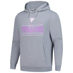 Pittsburgh Penguins Levelwear Hockey Fights Cancer Pulsar Off Season Tri-Blend Pullover Hoodie - Gray | NHL on sale