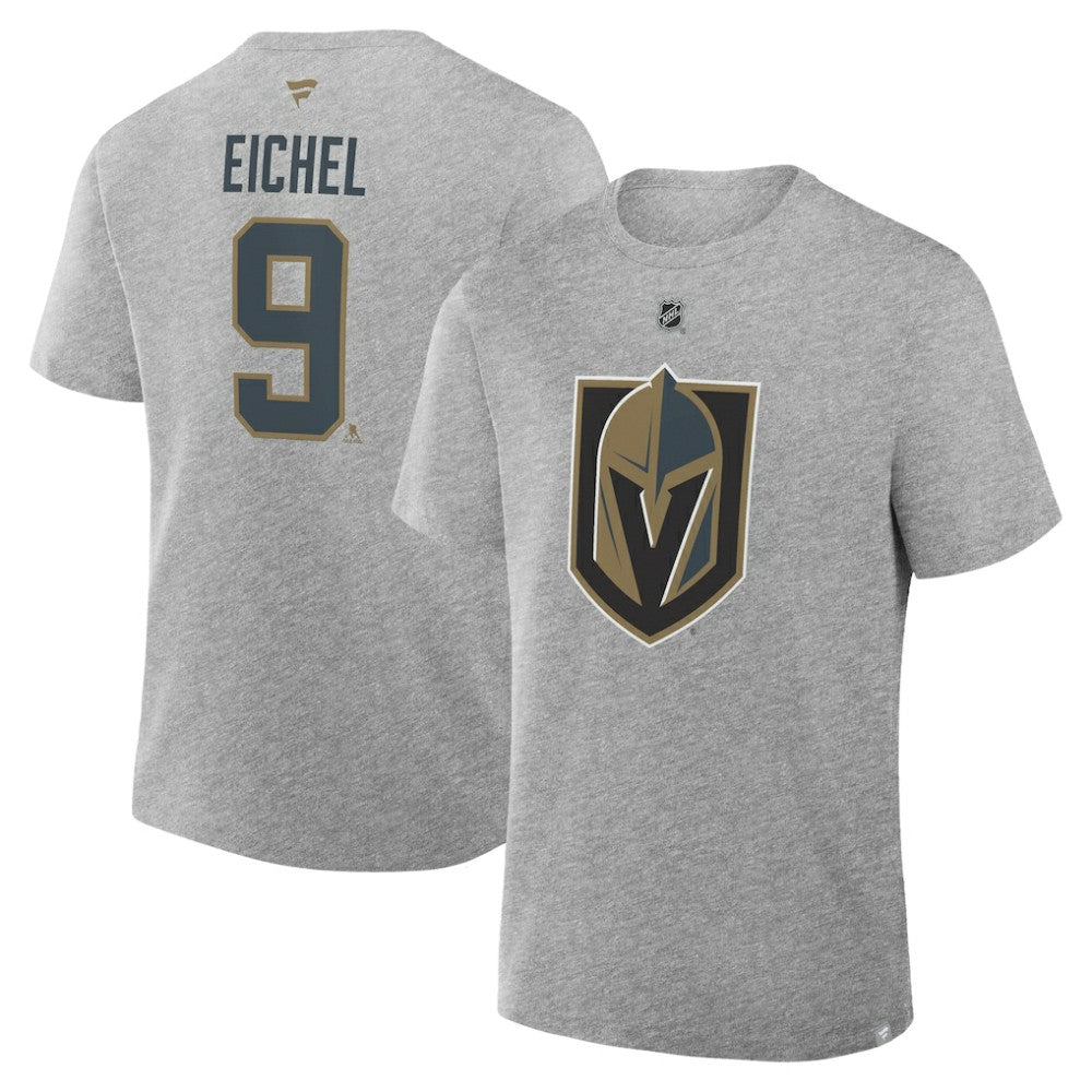Jack Eichel Vegas Golden Knights Fanatics Authentic Stack Name & Number T-Shirt - Heather Gray | Fanatics on sale