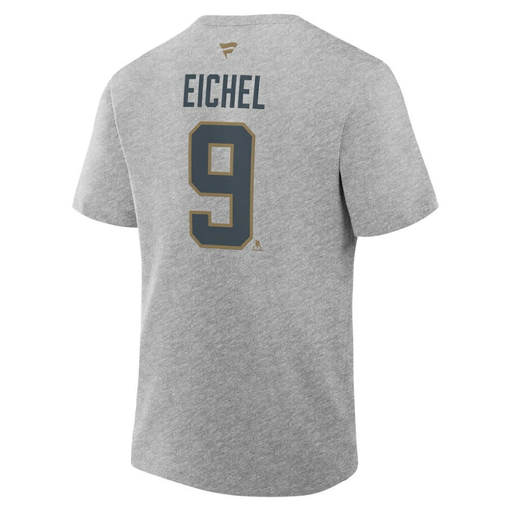 Jack Eichel Vegas Golden Knights Fanatics Authentic Stack Name & Number T-Shirt - Heather Gray | Fanatics on sale